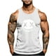 thumbnail image 2 of Camiseta sin mangas de cuello redondo para hombre, con estampado de Halloween, cuello redondo, estilo informal, deportiva, para hombre, 2 of 5