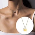 thumbnail image 2 of Collar de clavícula minimalista de moda Yashi mariposa dorada Código de modelo 22884, 2 of 5