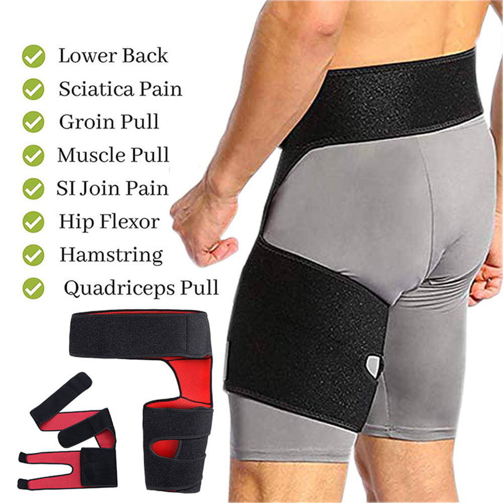 MarkWrap Hip Brace and Hip Support Belt for Support and Thigh Strap  Compression Brace for Sciatica Pain Relief, Support from Injury, and  Prevent Muscle Strain from Happening - Vysta Health