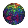 thumbnail image 2 of Gaeub Pride Rainbow 14-17in Tire Cover, Spare Tire Cover, for Camper Caravan, Trailer, Car, Truck, SUV, Jeep - 17 inch, 2 of 9