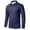 Navy_AA13^915, variant on Fabrcox Long Sleeve Men's Polo Shirts Loose Fit Solid Color Turn-Down Collar Fashion Pullover Basic Casual Button Polo Shirts Wine M