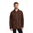 thumbnail image 2 of EXcelled  Men's Big and Tall Suede Shirt Collar Jacket, 2 of 5