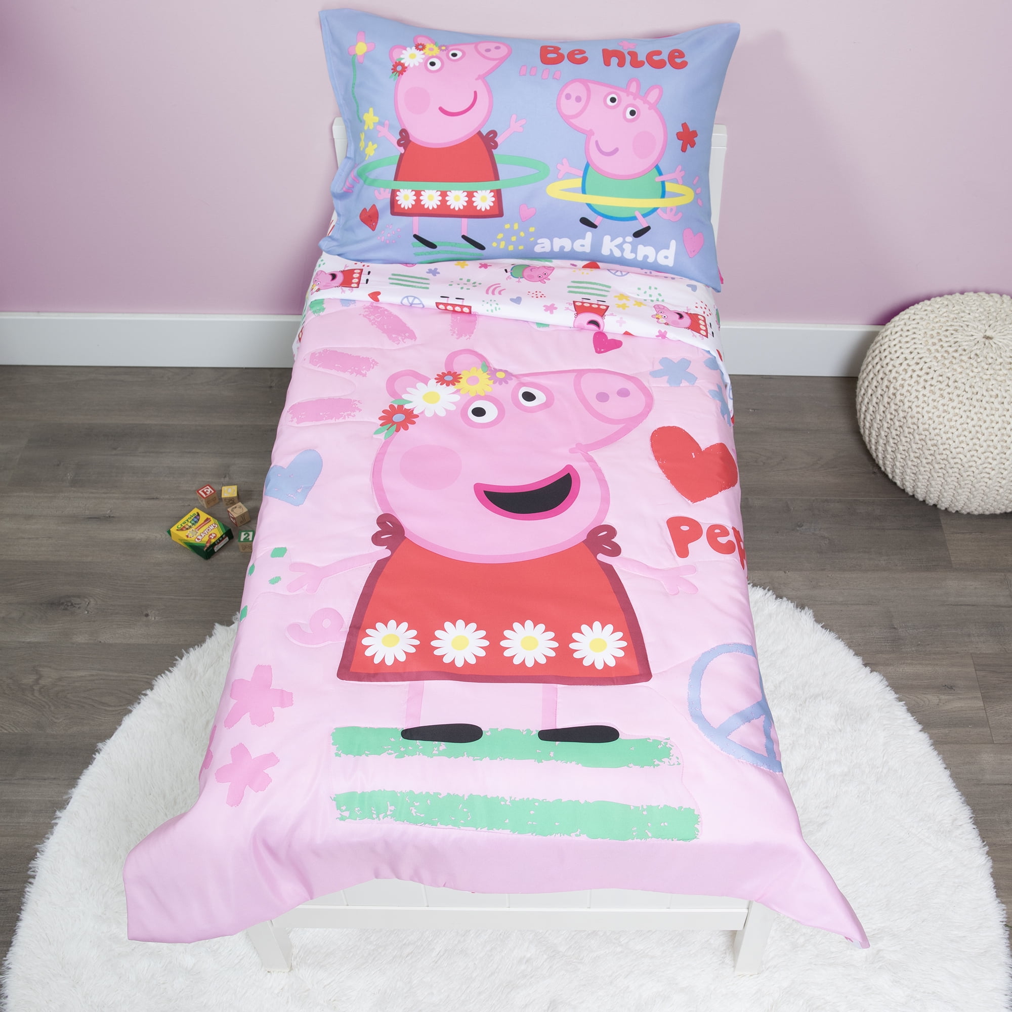 Single Duvet Peppa Pig Cot Bed Bedding Athom Living Peppa Pig Have