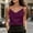 Purples, variant on Women's Silk Satin Spaghetti Strap Camisole Cowl-Neck Tank Top Cami Basic Tank Solid Color Shirt Blouses