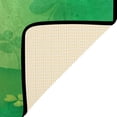 thumbnail image 3 of GZHJMY St. Patrick's Day Clover Door mat Non Slip Floor Door Rug, Soft Floor Mat for Kitchen Garden Bedroom Indoor Outdoor Entrance Home Holiday Decoration 23.6" x15.7", 3 of 7