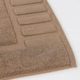 thumbnail image 6 of Superior Leo Cotton Geometric Border Bath Mat, 22" x 35", Set of 2, Coffee, 6 of 10