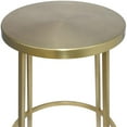 thumbnail image 4 of Trent Home 26" Contemporary Metal Counter Stool in Brushed Gold, 4 of 7