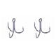 thumbnail image 3 of Eigraketly 20 piezas 3 garras 4 #6 #8 #10 # anzuelos de pesca volcados de Metal de curva redonda fuerte y afilada para atún al aire libre Triple púas de No.04 2piezas Eigraketly  CBP052368, 3 of 6