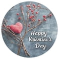thumbnail image 3 of Ryvnso Valentines Day Heart Print Round Plate Mats Dining Table Placemat Set of 4 for Holiday Decoration, 3 of 7