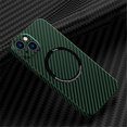 thumbnail image 1 of Carbon Fiber Texture Magsafe Case Compatible With Iphone 14/14 Pro/14 Plus/14 Pro Max, Magnetic Charging Cover, 1 of 5