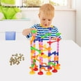thumbnail image 5 of Brick Toy, Diy Child Building Blocks, Plastic Pathway Brick Toy With Rolling Balls,For Kid Child Learning Intelligent Toys Babies For Developing Intelligence And Creativity 105PCS678-7, 5 of 8