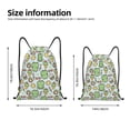 thumbnail image 3 of Bingfone Frog With Sweet Drawstrings Backpacks Bags for Men Women Gym Drawstrings Bag-Small, 3 of 8