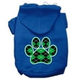 thumbnail image 5 of Mirage Pet Products Argyle Paw Green Screen Print Pet Hoodies Purple Size XL, 5 of 11