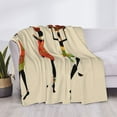 thumbnail image 3 of Gaeub African Women Printed Flannel Throw Blanket,Plush Throw,Fuzzy Bed Blanket for Bedding Sofa and Travel,Decorative Blanket-80"x60", 3 of 6