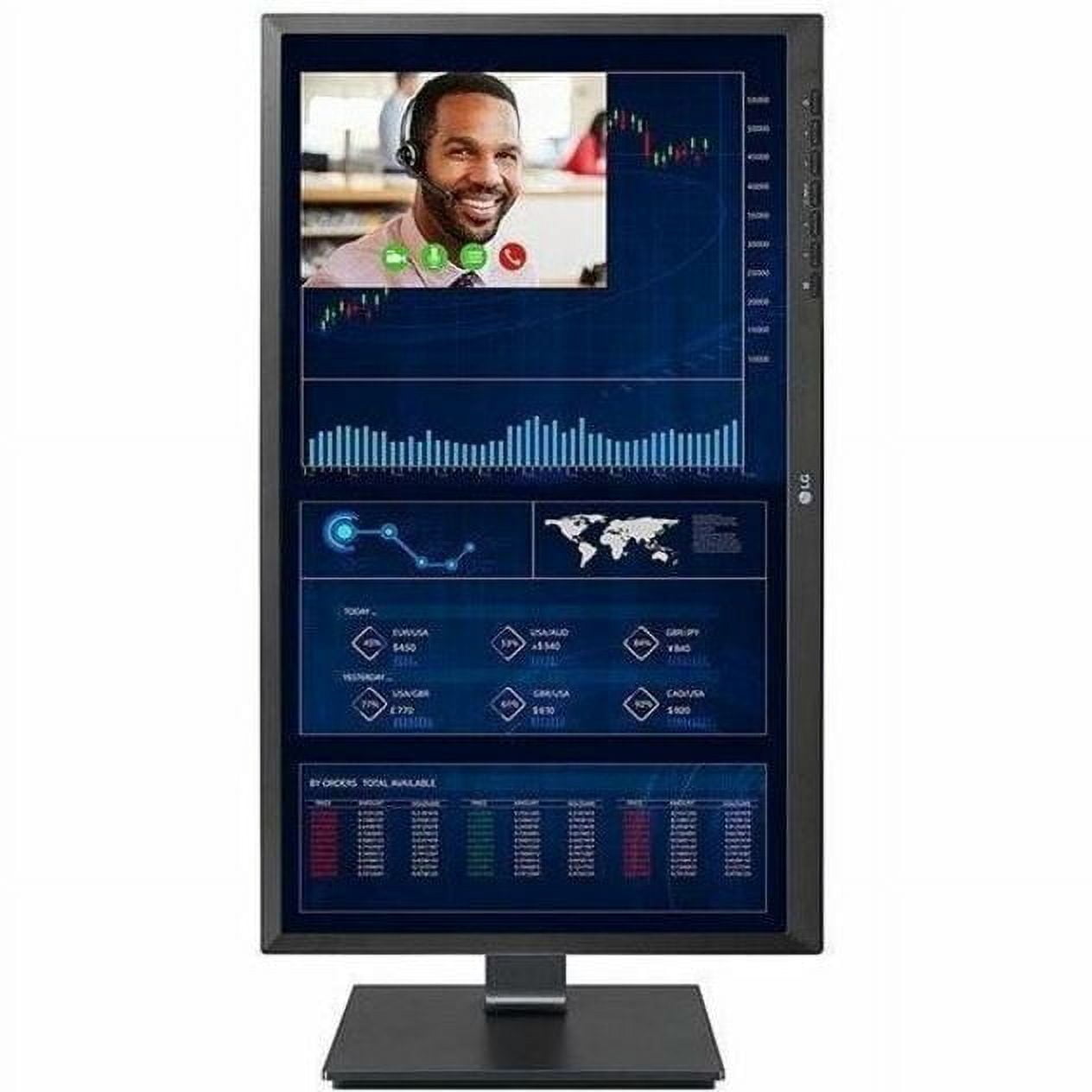 LG 23.8" Full HD All-In-One Thin Client Computer, Intel Celeron N5105, 8GB RAM, 16GB SSD, 24CR660NK-6P