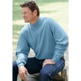 thumbnail image 5 of KingSize Men's Big & Tall Mock Turtleneck Long-Sleeve Cotton Tee - 3XL, Heather Charcoal, 5 of 5