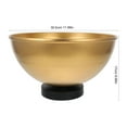 thumbnail image 2 of COMPUKAS 1Pcs Gold Bowl Vase for Home Decorations 11.99X11.99X6.68in, 2 of 7