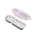 thumbnail image 6 of Stainless Container With divid Sections Lid Snacks Container Storage For Home Work Travel, 6 of 8