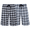 Grey/Black, variant on Big & Tall Men's 2-Pack Woven Stretch Sleep Jam Short