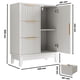 thumbnail image 3 of VERDALAY Armario de baño con 3 cajones Armario de almacenamiento de pie con una sola puerta Armario de madera con patas elevadas Armario lateral organizador Armario con puerta para baño y dormitorio, 3 of 7