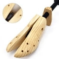 thumbnail image 2 of Shoe Stretcher Shoe Expander Wooden Shoe Stretcher Shoe Tree Wooden Shoe Expander Shoe Stretcher Adjustable Wooden Professional Widener Shoe Expander Unisex For Men Women L 42-46, 2 of 7