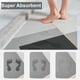 thumbnail image 2 of Alfombrilla de baño antideslizante, microfibra de diatomita gris para suelos de secado rápido y superabsorbentes, adecuada para baño, cocina, sala de estar y jardín, 2 of 5