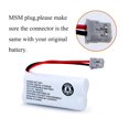 thumbnail image 4 of Batería para teléfono OXWINOU BT-1021 2,4 V 300 mAh, paquete de 4, 4 of 8