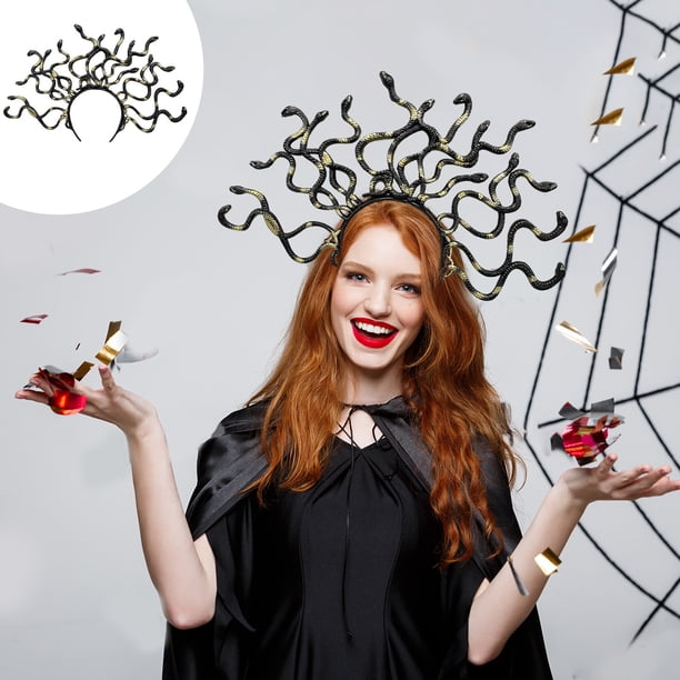 Diademas aterradoras para disfraces de Halloween, accesorios para fotos de terror, diademas de flechas de plástico y goma, accesorios para la cabeza, maquillaje y tocados.