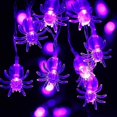 thumbnail image 1 of Juego de 3 cadenas de luces de Halloween de 20 luces decorativas de Halloween con pilas LED, 1 of 4