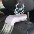 thumbnail image 3 of Car seat backrest 12V Car Seat Clip Fan, Portable AC 12 Volt Fans for Baby,Front seat USB Powered Fan for RV(White), 3 of 5