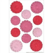 Martha Stewart Stickers, Red/pink Dahlia