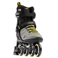 thumbnail image 1 of Rollerblade Macroblade 80 ABT Men's Adult Fitness Inline Skate, Silver/Neon Yellow, Performance Inline Skates, 1 of 7