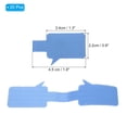 thumbnail image 2 of Uxcell 1.3 x 0.9 inch Cable Labels Write on Cord Labels Tags for Cable Management and Identification, 20 Pack Sky Blue, 2 of 5