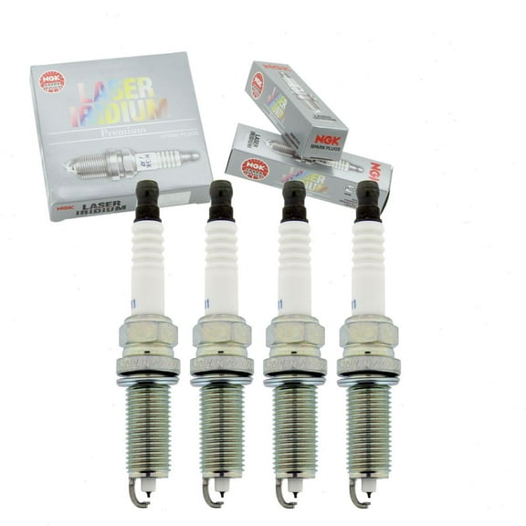 4 pc NGK Laser Iridium Spark Plugs compatible with Subaru Crosstrek 2.0L H4 2016-2017