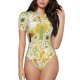 thumbnail image 1 of Balery Animal Tree Body de cuello redondo de manga corta para mujer Tops de manga corta Tops básicos-X-Large, 1 of 7