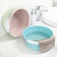 thumbnail image 3 of 2 piezas Lavabo de baño para el hogar Lavabo de plástico Lavabo para el pie del hogar Lavabo simple para el hogar (Tamaño mediano azul cielo), 3 of 5