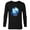 Black, variant on Avatar: The Way of Water Banshee Na’vi Night Flight - Long Sleeve T-Shirt for Men - Customized-White