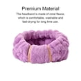 thumbnail image 3 of Qarigey Banda para el cabello Banda para el sudor ajustable de cara Suavidad Coral Fleece Diademas deportivas para Spa Cuidado de la piel Baño Type9 NO9, 3 of 6