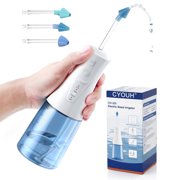 Nasal Irrigation System Electric Neti Pot Sinus Rinse Machine, 320 ML Cordless Sinus Rinse Nose Wash Bottle Nasal Care for Adults Kids with 3 Tips