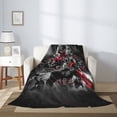 thumbnail image 4 of Manta de franela suave y cómoda del Capitán América, ligera y cálida, ideal para sofá cama de 101 x 76 cm., 4 of 8