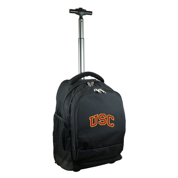 Black USC Trojans 19'' Premium Wheeled Backpack