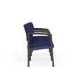 thumbnail image 4 of Fauteuil de Réception en Acier Lenox pour Salle d'Attente 3 Places / Acier Charbon / Bleu, 4 of 5