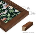 thumbnail image 2 of Anemone Dance III -Framed Print w/glass-Chestnut, 2 of 8
