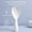 White, variant on RuiJiao Nonstick Rice Paddle Tool, Kitchen Rice Cooker Spoon, Non-Stick Rice Spoon, Standing Rice Spatula with Smile Face