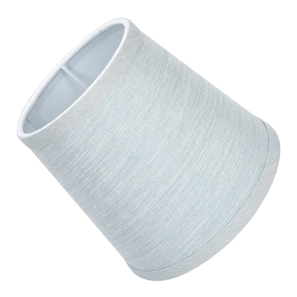 NFTIGB E14 Household Cloth Art Chandelier Lampshade, Floor Lamp Shade Light Cover for Table Lamps, Wall Lamps and Pendants. Modern Minimalist Light Blue Design, 5.9 inches / 15 cm Width