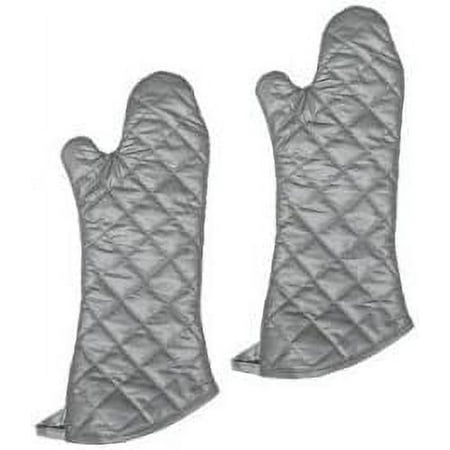 

15-Inch Cloth Oven Mitt Oven Mitts Heat Resistant To 200° F Set Of 2