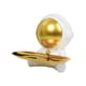 thumbnail image 1 of Bandeja organizadora de almacenamiento con forma de astronauta, ideal para aperitivos, manualidades y adornos. Oro blanco, 1 of 7