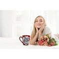 thumbnail image 6 of KINREX Mothers Day Coffee Mug Gifts - Best Mom Ever Ceramic Tea Cup - Red - 12 Oz. Christmas Microwave and Dishwasher Safe, 6 of 8