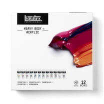 Liquitex Professional Heavy Body Acrylic Color Paint Set, 12-Colors, Essentials