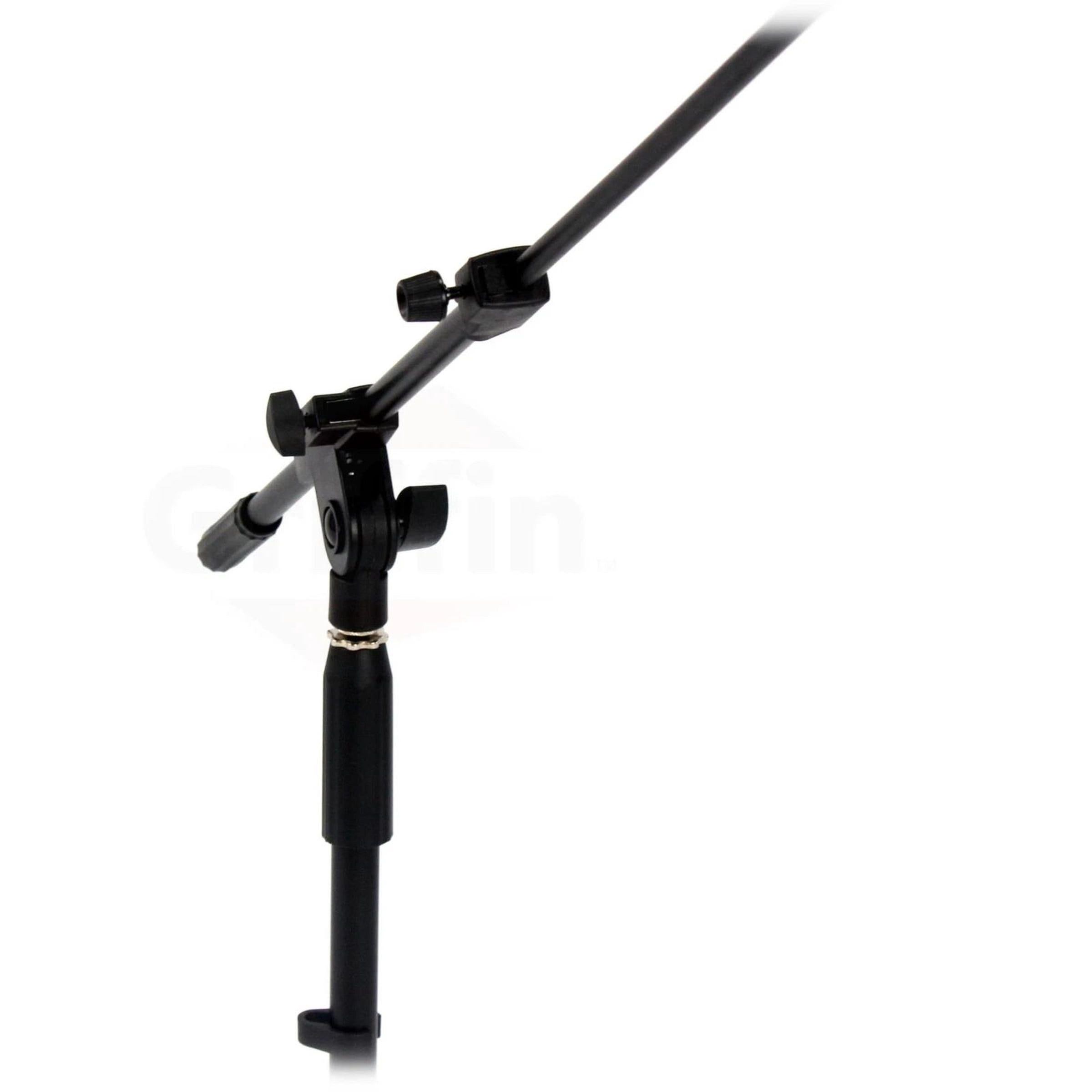 Short Mic Stand 2x BUNDLE | Telescoping Boom Guitar Amplifiers Bass Drum Desktop
